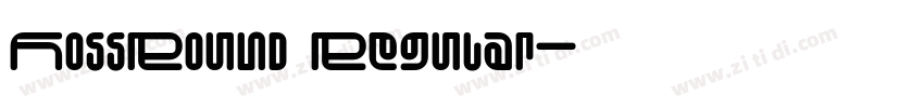 HossRound Regular字体转换 HossRound Regular字体转换
